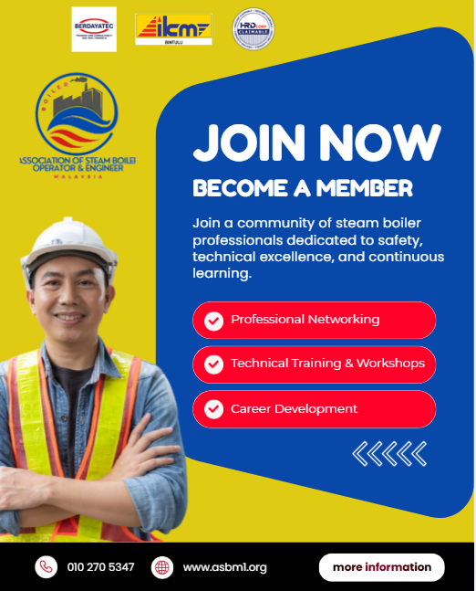 Join the Association of Steam Boiler Operator and Engineer Malaysia